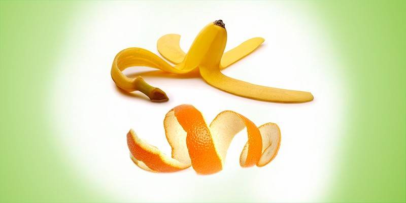 Цитрусови и бананови кори